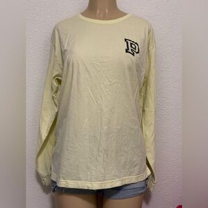 PINK Victoria's Secret Light Yellow Top